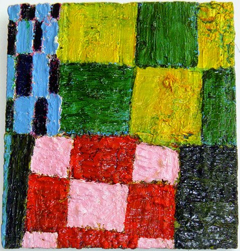  Too Late,  oil on board 350 x 350mm 