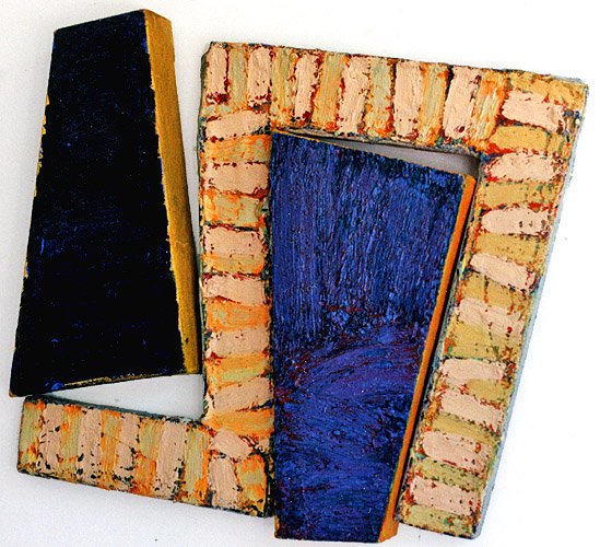  SteepleChase, oil on canvas and board, 400 x 500 mm 