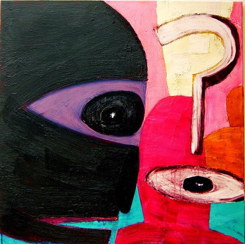  Husk, oil on canvas, 700 x 700mm 